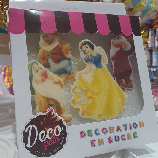 DECOGATO Kit de décoration en pâte à sucre Princesses